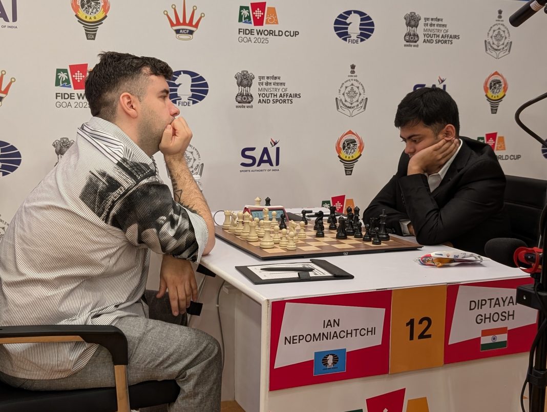 World Chess Cup: Diptayan Ghosh ousts Nepomniachtchi