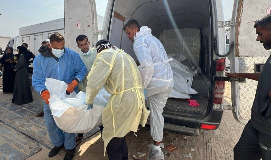 Hospital officials in Gaza say they have received the bodies of 15 Palestinians returned from Israel