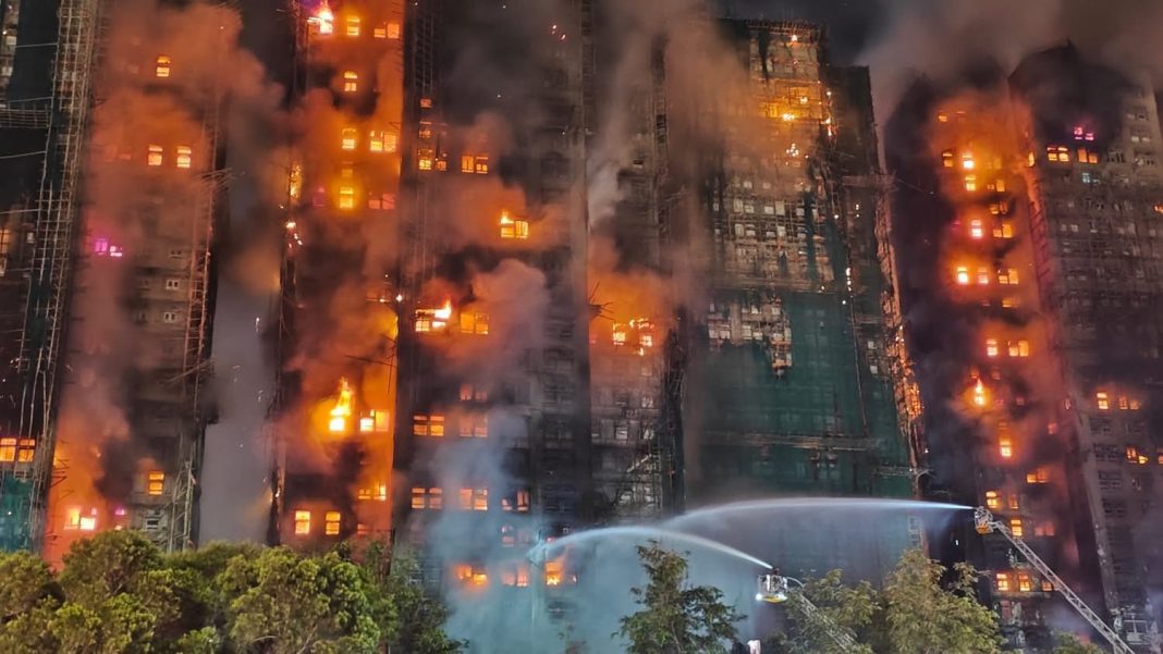 Hong Kong firefighters make final search for survivors after apartment tower blaze kills 128