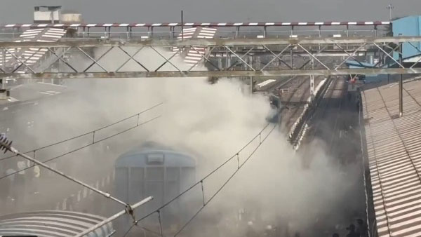 Goods train bogie catches fire near Bareilly Junction