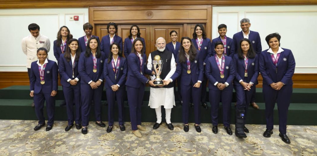 PM Modi meets victorious Indian women’s cricket team