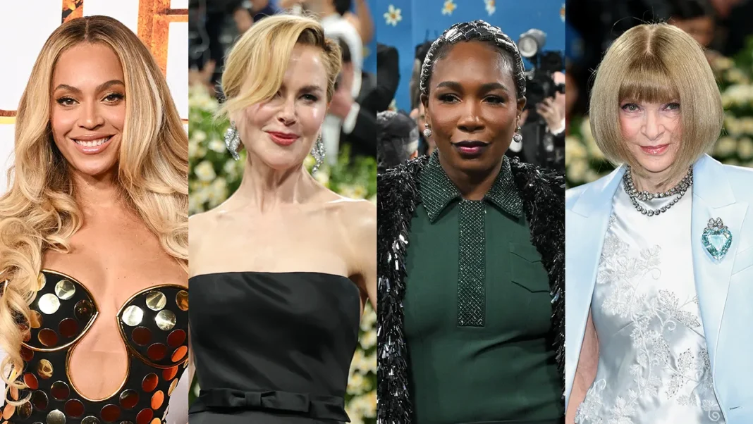 Beyonce, Venus Williams, Nicole Kidman and Anna Wintour will co-chair next Met Gala
