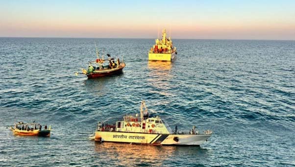 Coast Guard seizes Pak boat in Indian waters, apprehends 11 crew members
