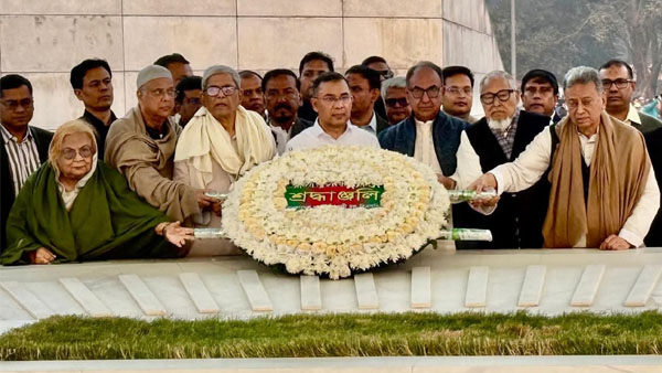 BNP’s Tarique Rahman visits his father’s grave 17 years after return from self-exile
