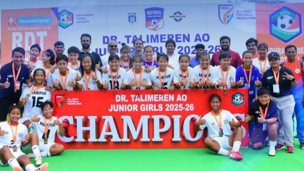Manipur win Junior Girls’ National Football C”ships for 12th time