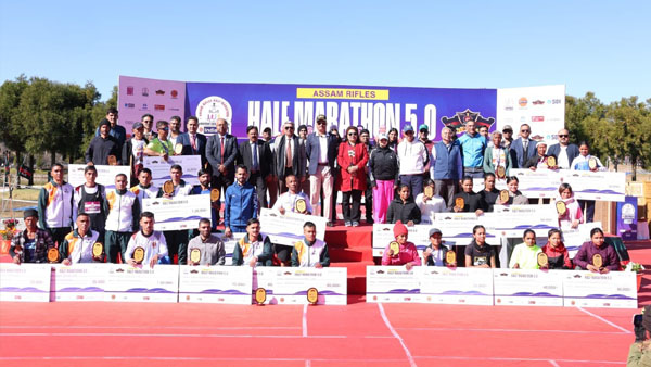Over 3,000 people take part in Assam Rifles Half Marathon in Shillong