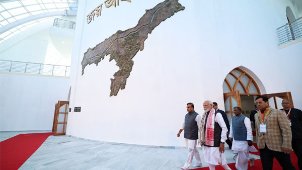 PM pays tribute to martyrs of Assam Agitation at memorial in Guwahati