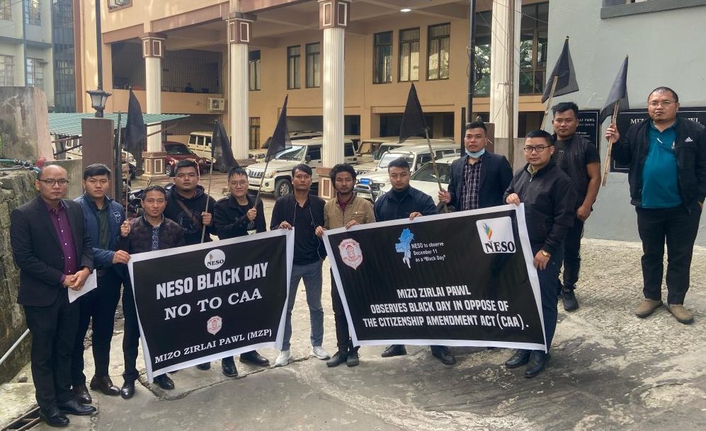 Black Day observed to protest against CAA in Shillong