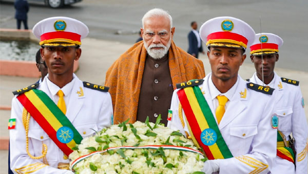 India, Ethiopia natural partners in regional peace, security, connectivity: PM Modi