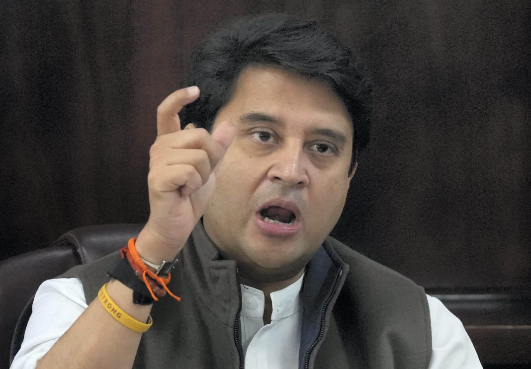 Scindia lays foundation stone of Rs 450 crore Matabari Tourism Circuit in Tripura