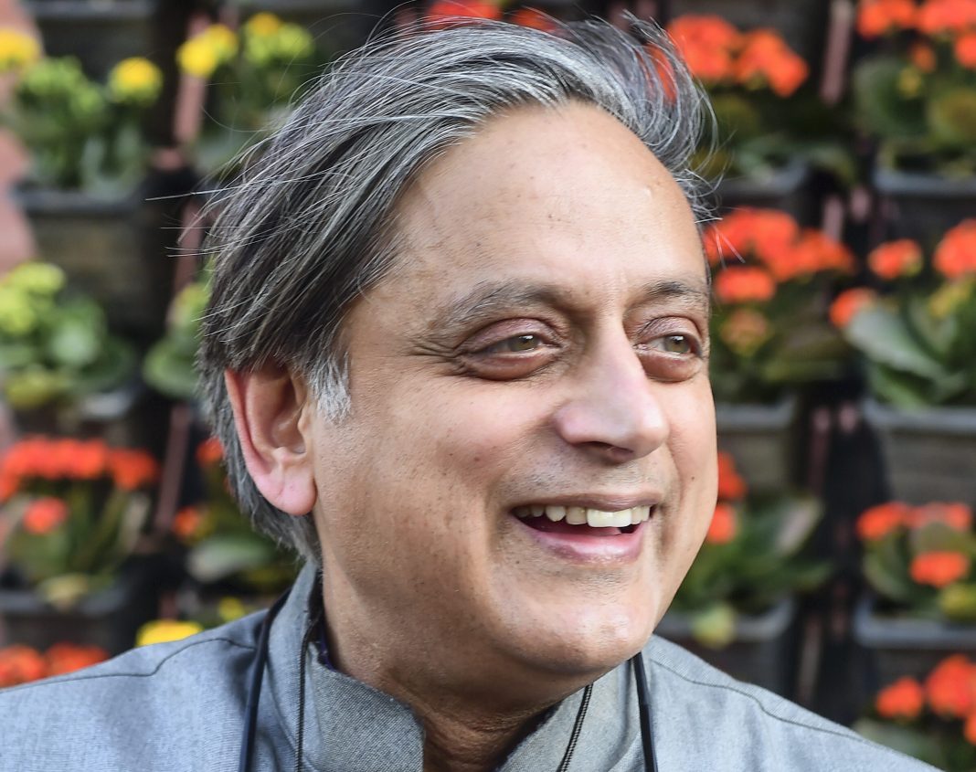 I never deviated from party line: Tharoor
