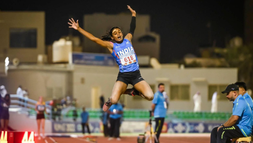 Long jumper Mubassina continues fine run, wins gold