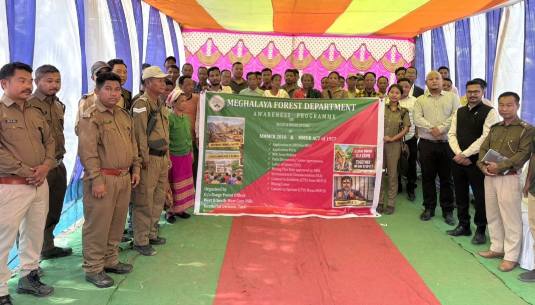 Mining law awareness drive held in West Garo Hills