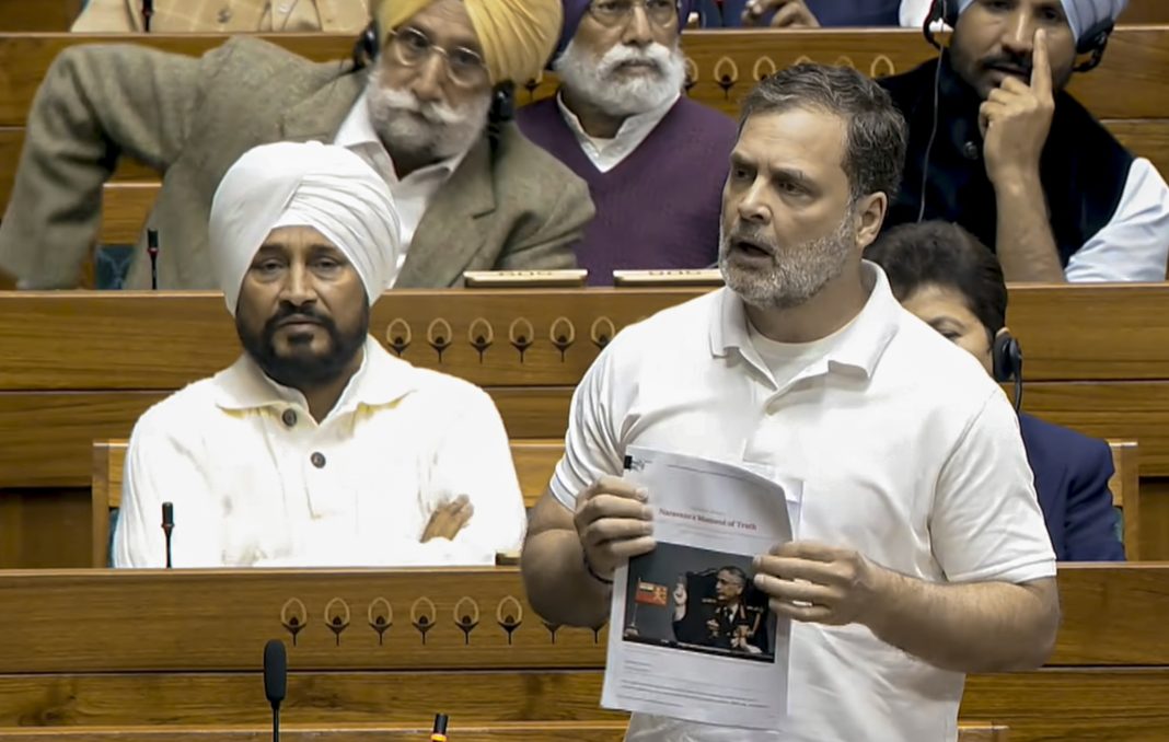 Rahul Gandhi triggers political storm by referring to ex-Army chief’s unpublished ‘memoir’ on India-China clash