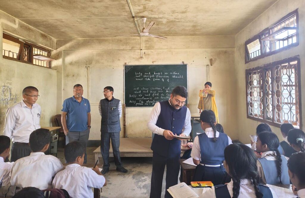 North Garo Hills DC reviews teaching standards, mid-day meals in schools