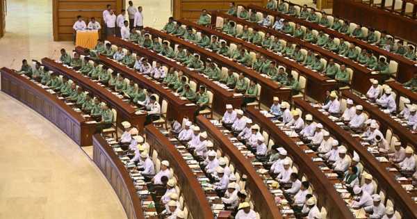 Myanmar’s parliament meets for first time in 5 years with military controlling most seats