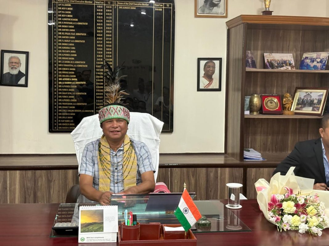 Dhormonath Sangma takes over as CEM of GHADC