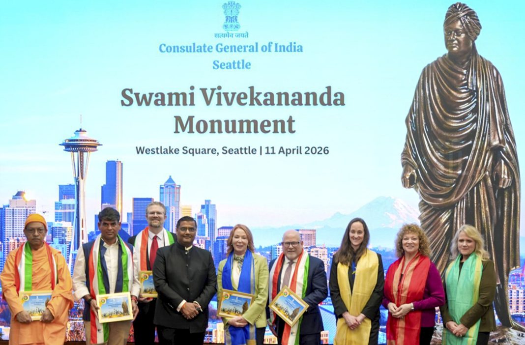 First-ever life-size Vivekananda statue in US unveiled in Seattle