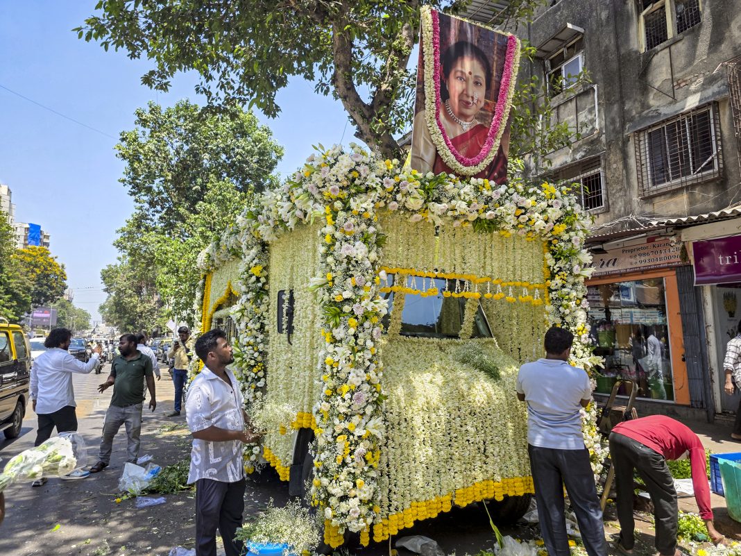 She is gone, the music lives on: Sorrow and song as Asha Bhosle cremated with state honours