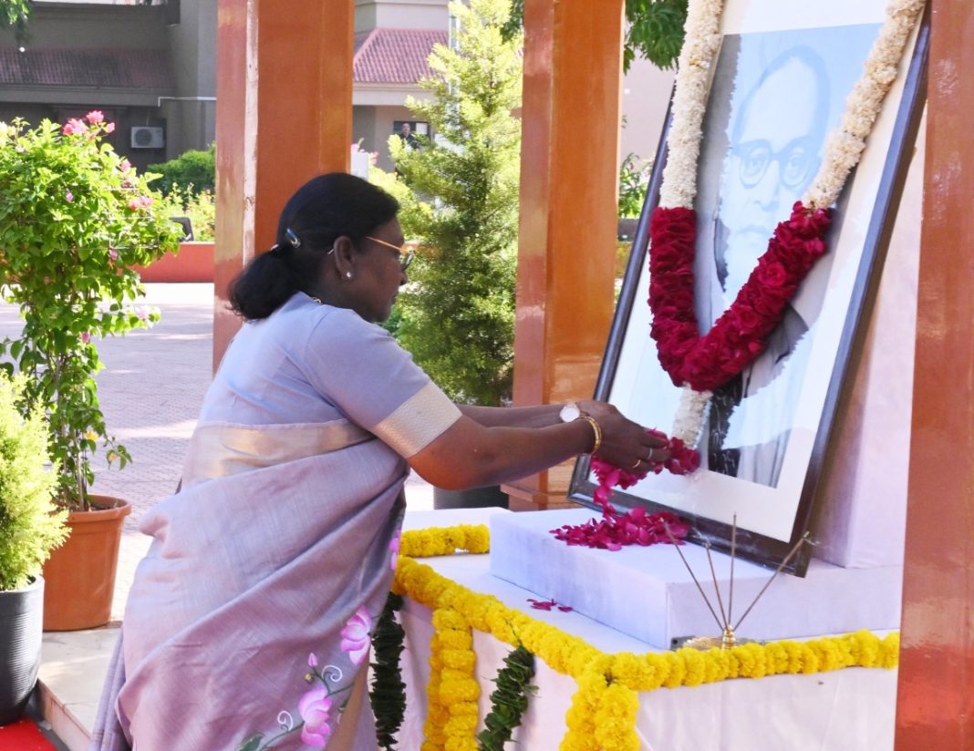 President Murmu pays tribute to B R Ambedkar on his birth anniversary