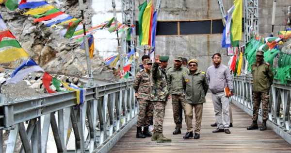 ADGBR (East) reviews restoration work in landslide-hit North Sikkim