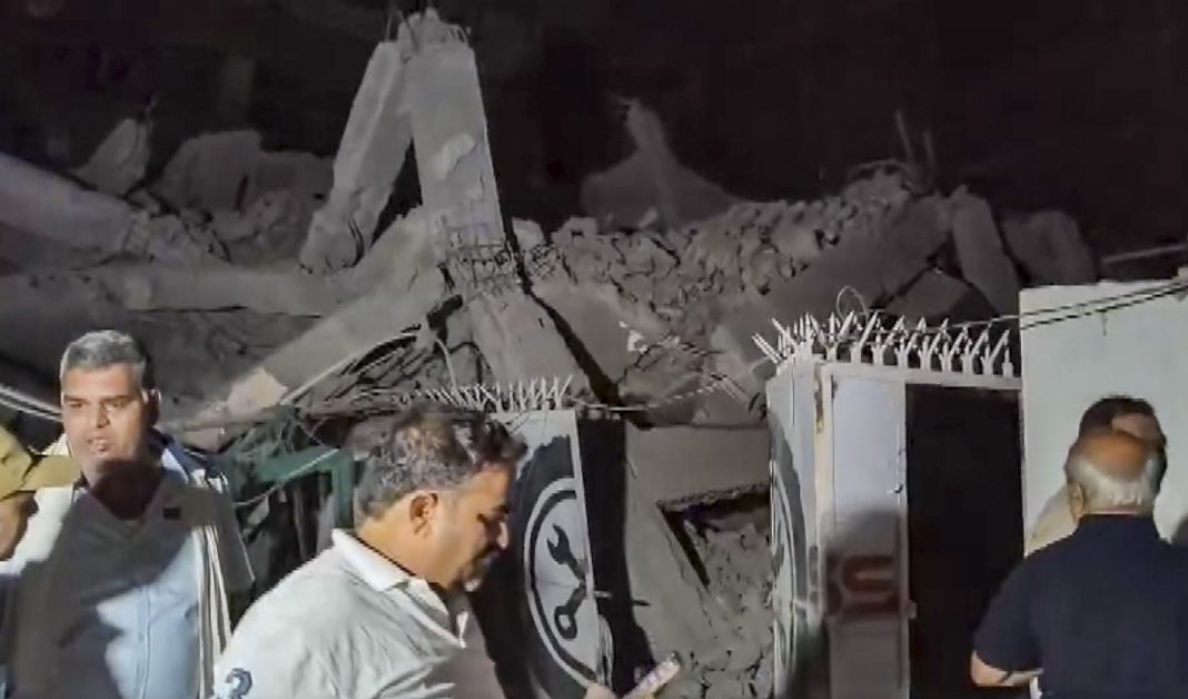 One killed in building collapse near Saket Metro station