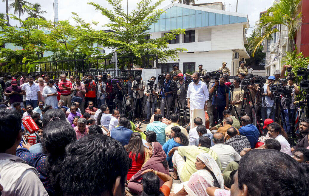 12 arrested for attack on ED officials after search at Vijayan residence