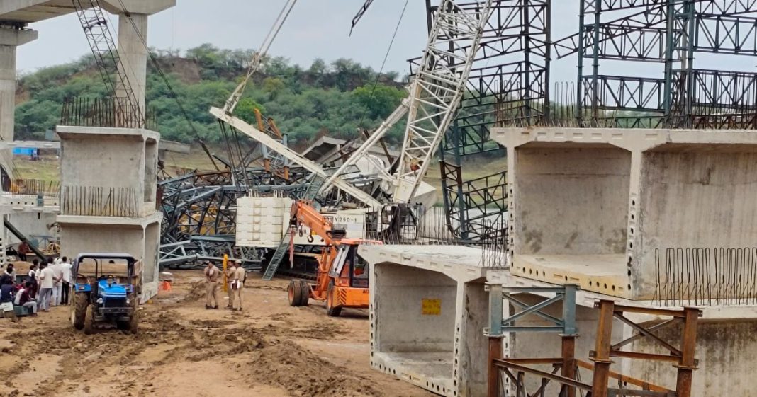 Part of under-construction bridge collapses in UP following storm, six labourers killed
