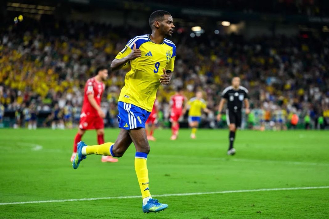 Sweden gets 2 goals from Yasin Ayari and pounds Tunisia 5-1