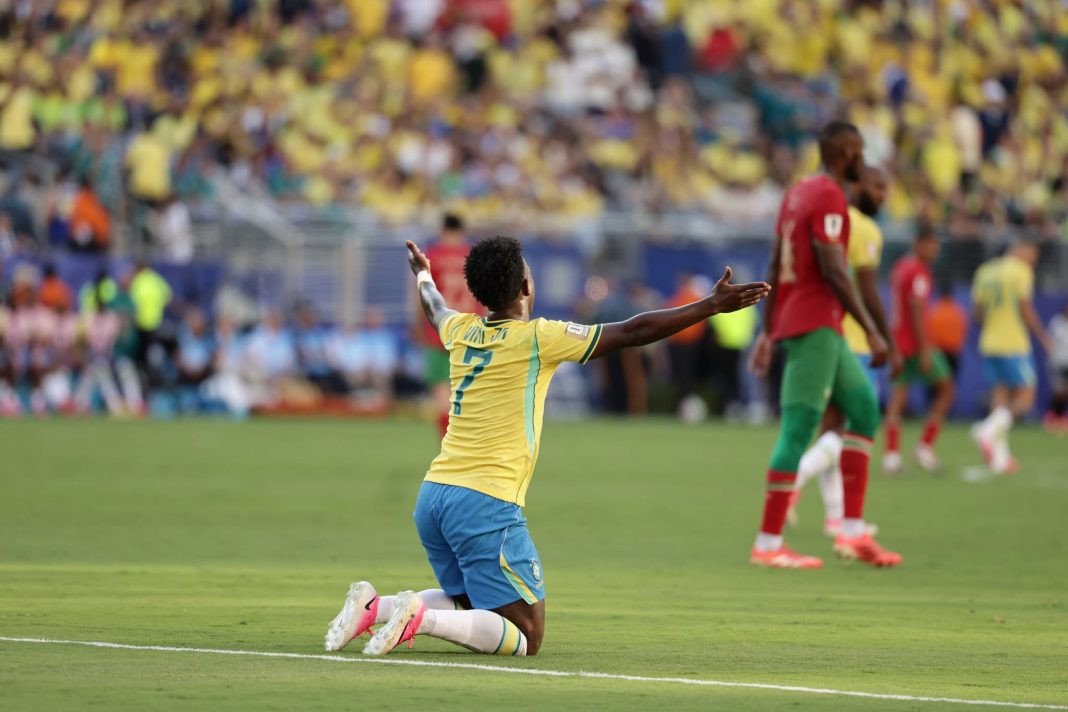 Brazil rallies for 1-1 draw against Morocco in its World Cup opener behind Vinícius Júnior’s goal