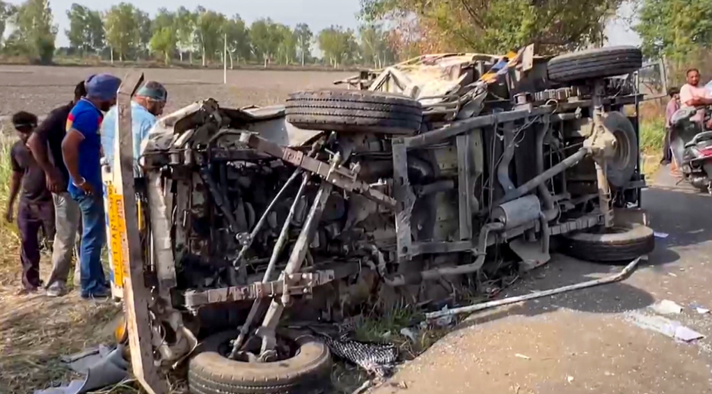 Punjab: 9 killed after pick-up vehicle collides with truck in Ferozepur; PM condoles deaths