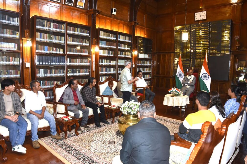 Governor unveils book on Meghalaya butterflies
