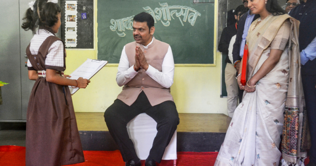 Zilla Parishad schools better than 90 per cent of private institutions: CM Fadnavis