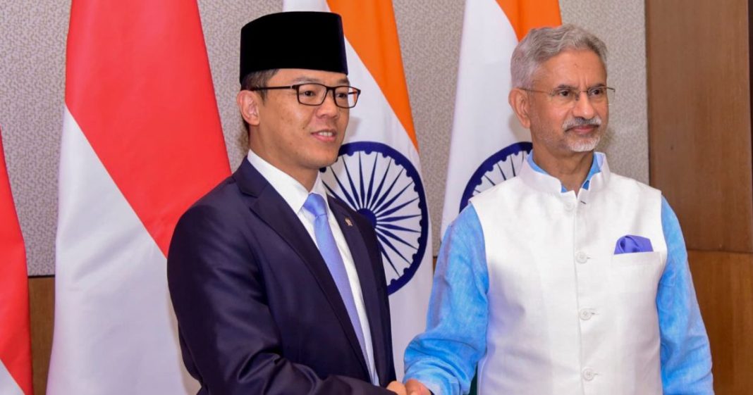 EAM Jaishankar holds talks with Indonesian counterpart Sugiono