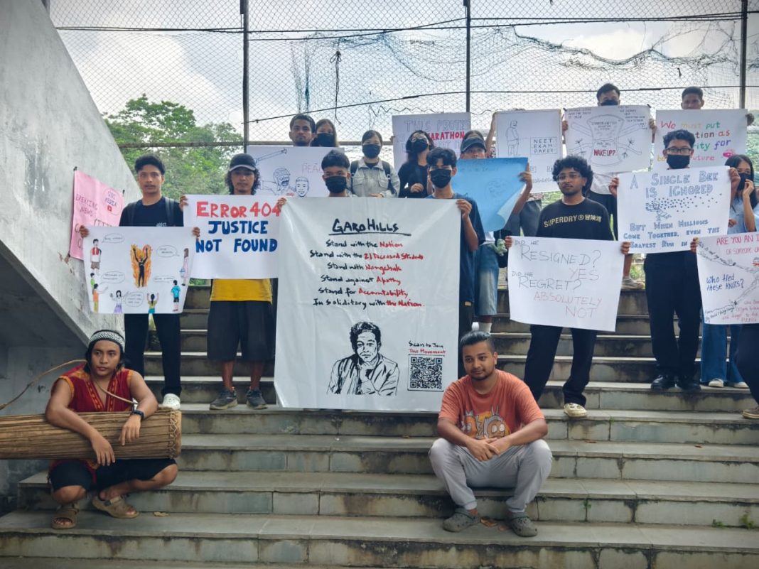 Artists, Students Stage Protest Rally in Tura Over National Issues