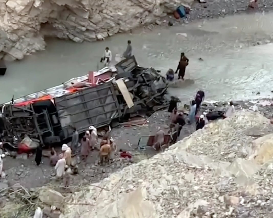 40 killed after bus falls into ravine in Pak’s Khyber Pakhtunkhwa