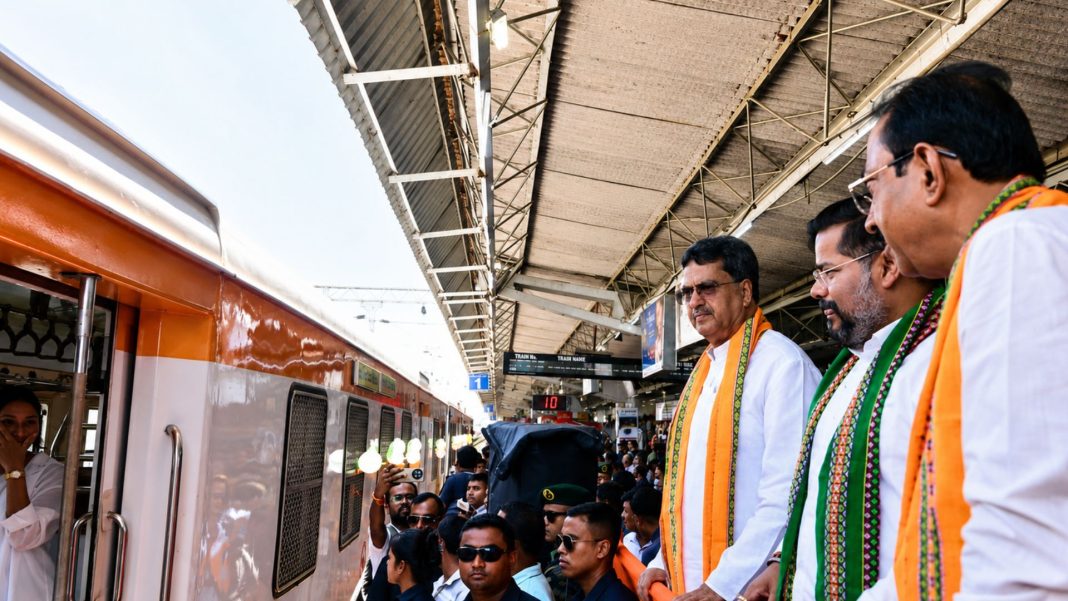 Tripura CM flags off Northeast’s first MEMU train service between Agartala and Karimganj