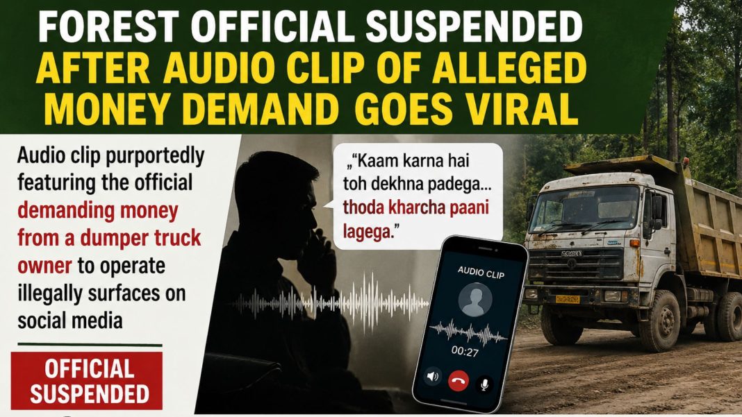 Assam forest official suspended after audio of alleged bribe demand surfaces