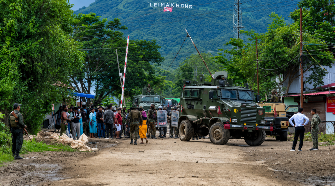 Security forces avert clash by preventing mob from entering a locality in Manipur’s Imphal West