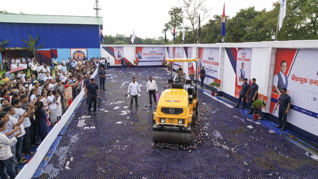 Assam CM launches drive to destroy Rs 472 crore seized drugs in 10 days