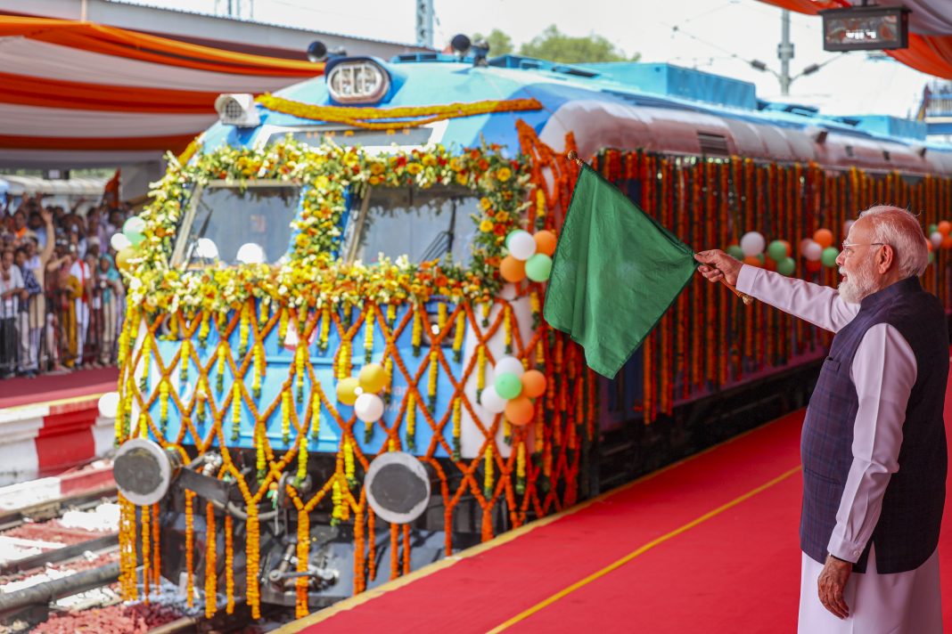 Hydrogen-powered train successful example of Make in India campaign: PM Modi