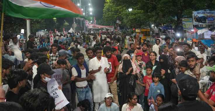 Two more held in Kolkata protest violence over NEET paper leak, police reconstruct crime scene