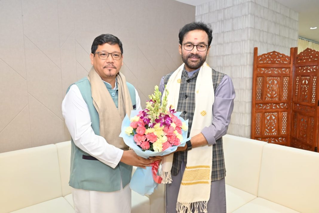 Conrad seeks coal mining powers for Meghalaya, meets Union Coal Minister in Delhi