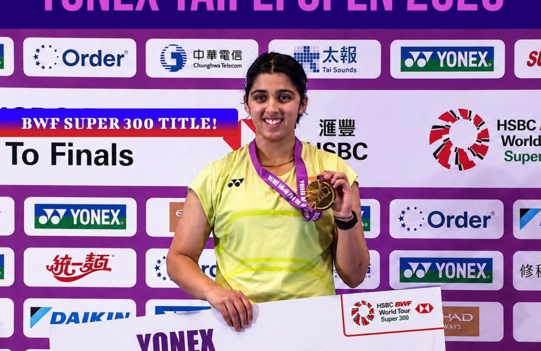 Young Indian shuttler Tanvi Sharma wins maiden BWF Super 300 title at Taipei Open