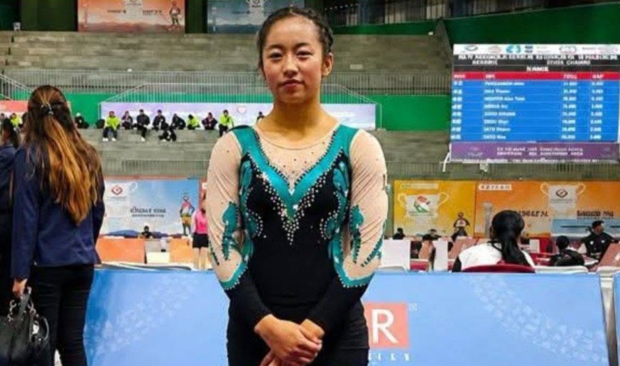 India’s Ariha Pangambam wins historic gold at Aerobic Gymnastics Asian Championships