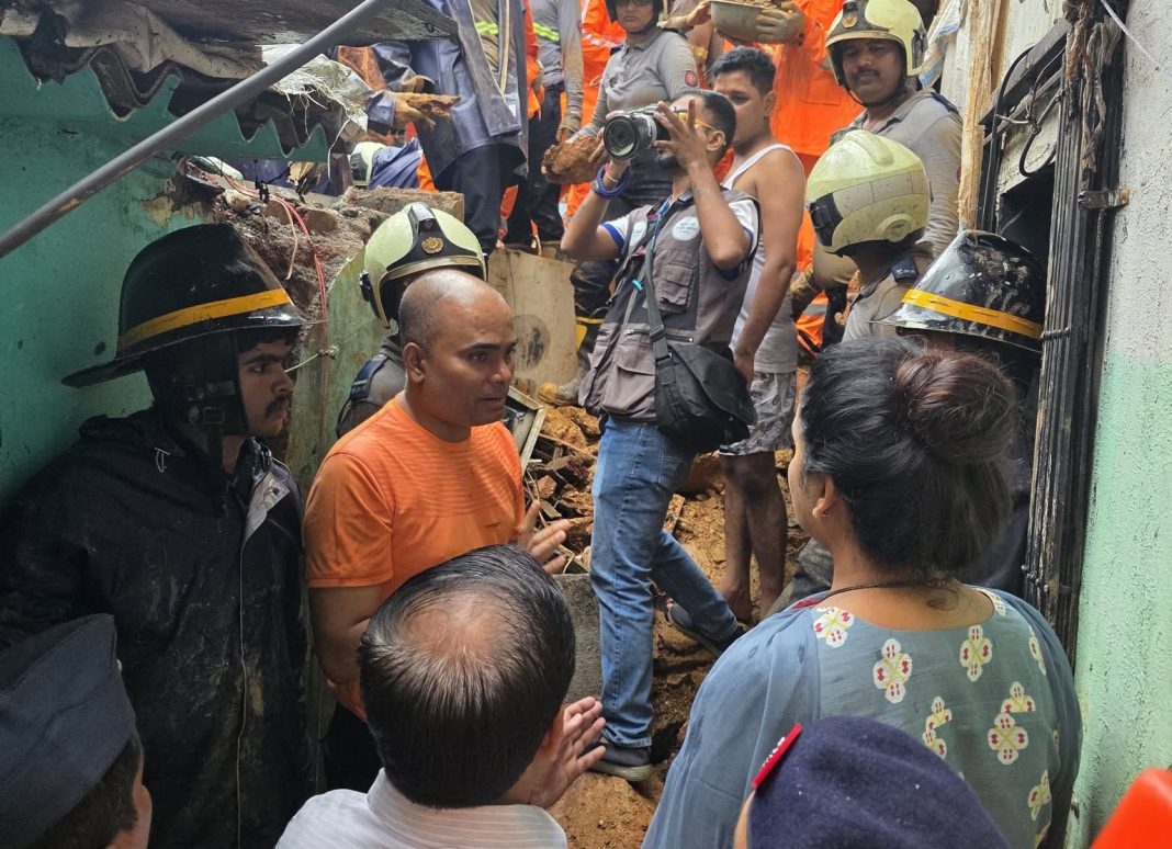 Six dead, four injured in Mumbai landslide after heavy rains
