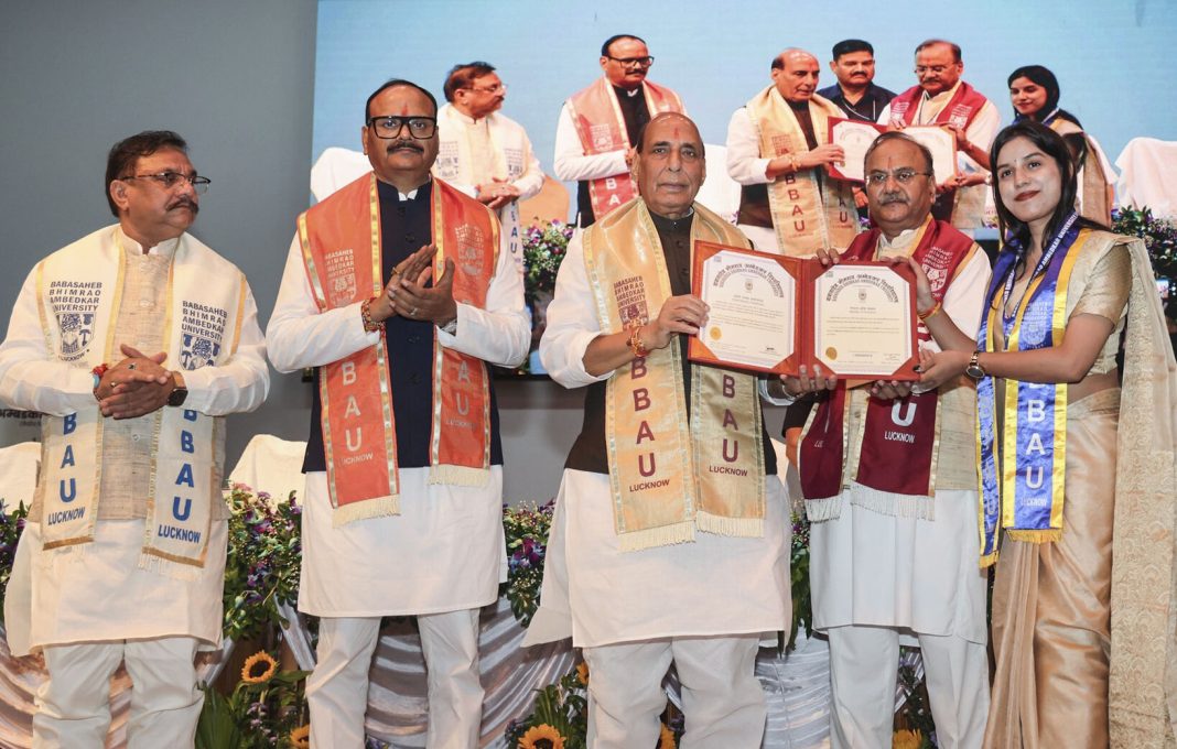 Education that merely provides degree without developing character has little value: Rajnath