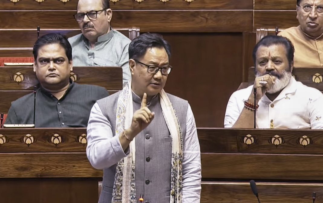 Rijiju says govt ready for detailed discussion on students’ issues, accuses Rahul of ‘running away’