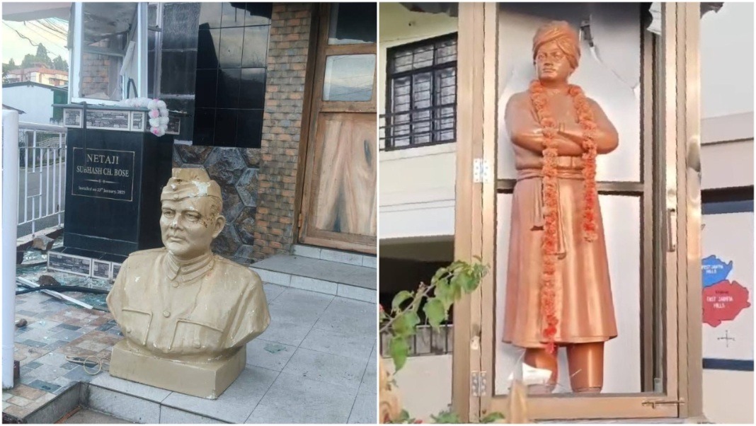 Action sought on vandalism of Netaji, Vivekananda statues
