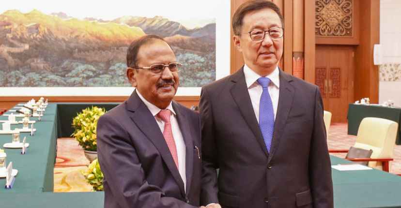 Doval calls on Chinese Vice President Han Zhang ahead of border talks